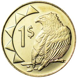 Namíbia-2010-1 Dollár-Alumíniumbronz-UNC-Pénzérme