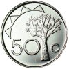 Namíbia-2010-50 Cent-Nikkelezett acél-UNC-Pénzérme