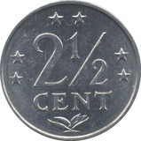 Holland Antillák-1982-2,5 Cents-Alumínium-XF-Pénzérme