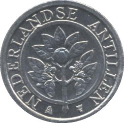 Holland Antillák-2005-1 Cent-Alumínium-UNC-Pénzérme