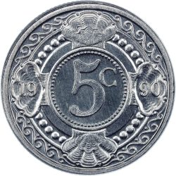 Holland Antillák-2009-5 Cent-Alumínium-UNC-Pénzérme