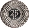   Holland Antillák-2010-25 Cent-Nikkelezett acél-UNC-Pénzérme
