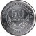 Nicaragua-2007-50 Centavos-Nikkel bevonatú acél-UNC-Pénzérme