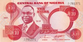 Nigéria 2004. 10 Naira-UNC