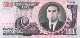 Észak-Korea 2006. 5000 Won-UNC