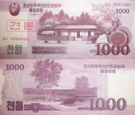 Észak-Korea 2008. 1000 Won-UNC (Specimen)
