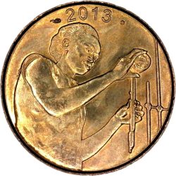 Nyugat-afrikai Államok-2004-25 Frank-Alumíniumbronz-UNC-Pénzérme