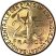Nyugat-afrikai Államok-2004-25 Frank-Alumíniumbronz-UNC-Pénzérme