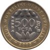   Nyugat-afrikai Államok-2005-500 Frank-Bimetál-UNC-Pénzérme