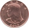 Panama-2017-1 Centesimo-Rézzel bevont cink-UNC-Pénzérme