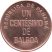 Panama-2017-1 Centesimo-Rézzel bevont cink-UNC-Pénzérme