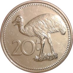 Pápua Új Guinea-2005-20 Toea-Nikkelezett acél-UNC-Pénzérme