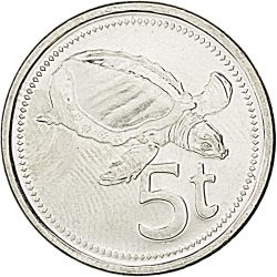 Pápua Új Guinea-2005-5 Toea-Nikkelezett acél-UNC-Pénzérme