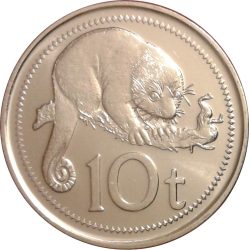 Pápua Új Guinea-2006-10 Toea-Nikkelezett acél-UNC-Pénzérme