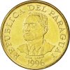   Paraguay-1996-10 Guaranies-Sárgaréz bevonatú acél-UNC-Pénzérme