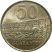 Paraguay-1998-50 Guaranies-Sárgaréz bevonatú acél-XF-Pénzérme