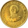   Paraguay-2005-100 Guaranies-Sárgaréz bevonatú acél-UNC-Pénzérme