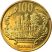 Paraguay-2005-100 Guaranies-Sárgaréz bevonatú acél-UNC-Pénzérme