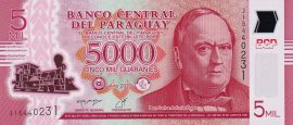 Paraguay 2011-2022. 5000 Guaranies-UNC