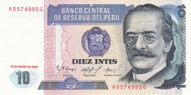 Peru 1987. 10 Intis-UNC