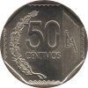 Peru-2018-50 Centimo-Nikkel-réz-UNC-Pénzérme