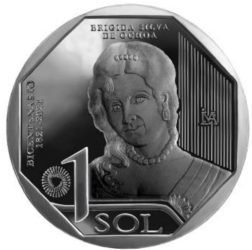 Peru-2020-1 Sol-Nikkel-UNC-Pénzérme