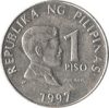 Fülöp-szigetek-1996-1 Piso-Réz-Nikkel-VF-Pénzérme