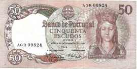 Portugália 1964. 50 Escudos-UNC Portugália 1964. 50 Escudos-UNC