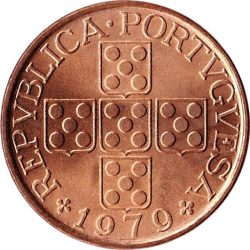 Portugália-1969-1979-50 Centavos-Bronz-VF-Pénzérme