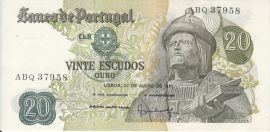 Portugália 1971. 20 Escudos-VF