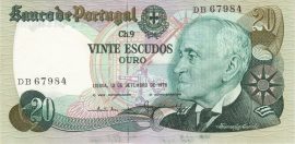 Portugália 1978. 20 Escudos-UNC