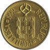 Portugal-1986-2001-5 Escudos-Cooper-Brass-VF-Coin