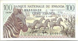 Ruanda 1978. 500 Francs-VF