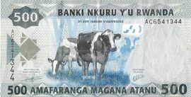 Ruanda 2013. 500 Francs-UNC