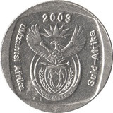 Dél-Afrika-2003-1 Rand-Nikkel-Réz-VF-Pénzérme