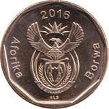 Dél-Afrika-2003-2016-20 Cents-Bronz-Acél-VF-Pénzérme