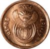 Dél-Afrika-2004-5 Cents-Réz-Acél-VF-Pénzérme