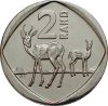 Dél-Afrika-2023-2 Rand-Nikkelezett acél-UNC-Pénzérme