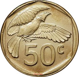 Dél-Afrika-2024-50 Cents-Bronzbevonatú acél-UNC-Pénzérme Dél-Afrika-2024-50 Cents-Bronzbevonatú acél-UNC-Pénzérme