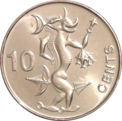 Salamon-szigetek-2012-10 Cent-Nikkelezett acél-UNC-Pénzérme