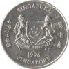 Szingapúr-1993-20 Cents-Réz-Nikkel-VF-Pénzérme