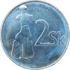 Szlovákia-2007-2 Koruna-Nikkelezett acél-UNC-Pénzérme