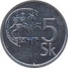 Szlovákia-2007-5 Koruna-Nikkelezett acél-UNC-Pénzérme