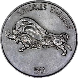 Szlovénia-2005-50 Tolar-Réz-nikkel-UNC-Pénzérme