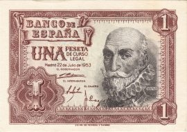 Spanyolország 1953. 1 Peseta-UNC