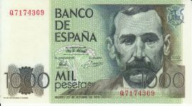 Spain 1982. 1000 Pesetas-UNC