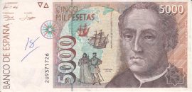 Spanyolország 1992. 5000 Pesetas-VF