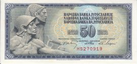 Szerbia 1968. 50 Dinara-VF