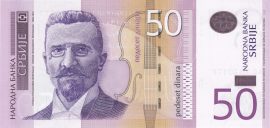 Szerbia 2011-2014. 50 Dinara-UNC
