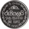 Sri Lanka-1996-2004-1 Rupee--Nikkel-Acél-VF-Pénzérme